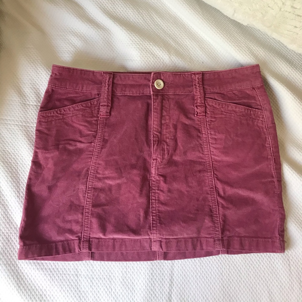 Free People Pink Low awaits mini skirt